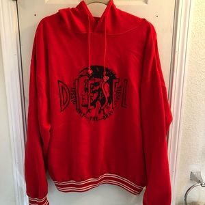 diesel sweatshirt only the brave